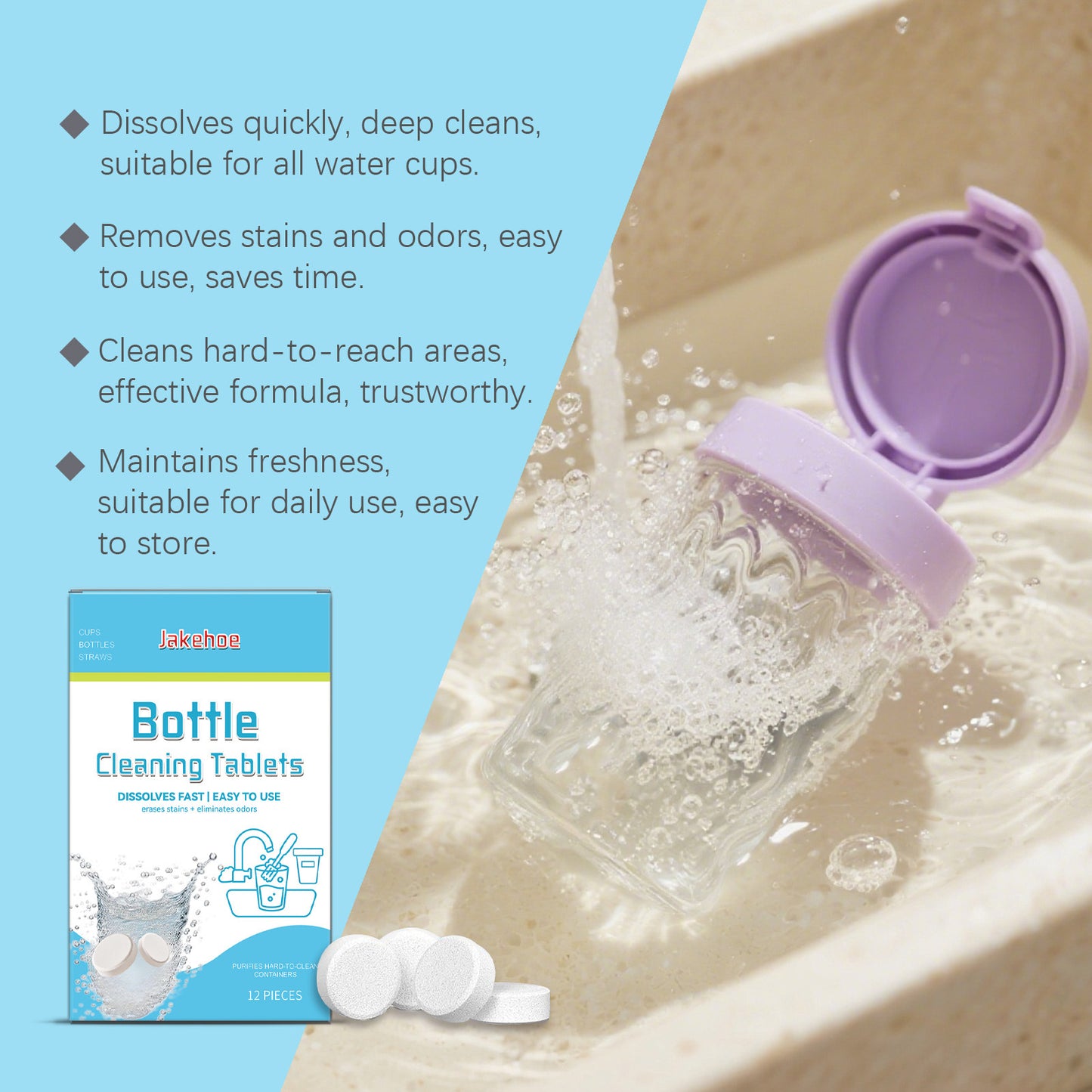 Cleaning Tablets (12 Pieces)